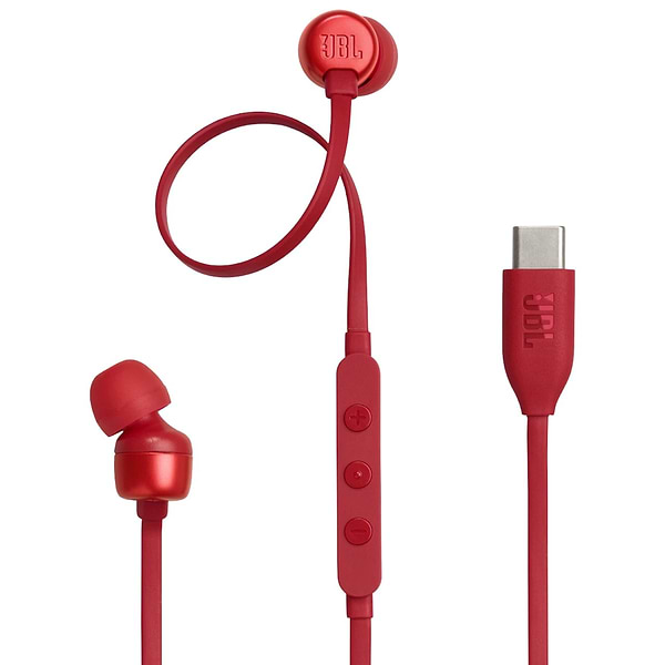 Фото - Навушники вкладиші дротові JBL Tune 310C USB-C Red (JBLT310CRED) Фото - Навушники вкладиші дротові JBL Tune 310C USB-C Red (JBLT310CRED)