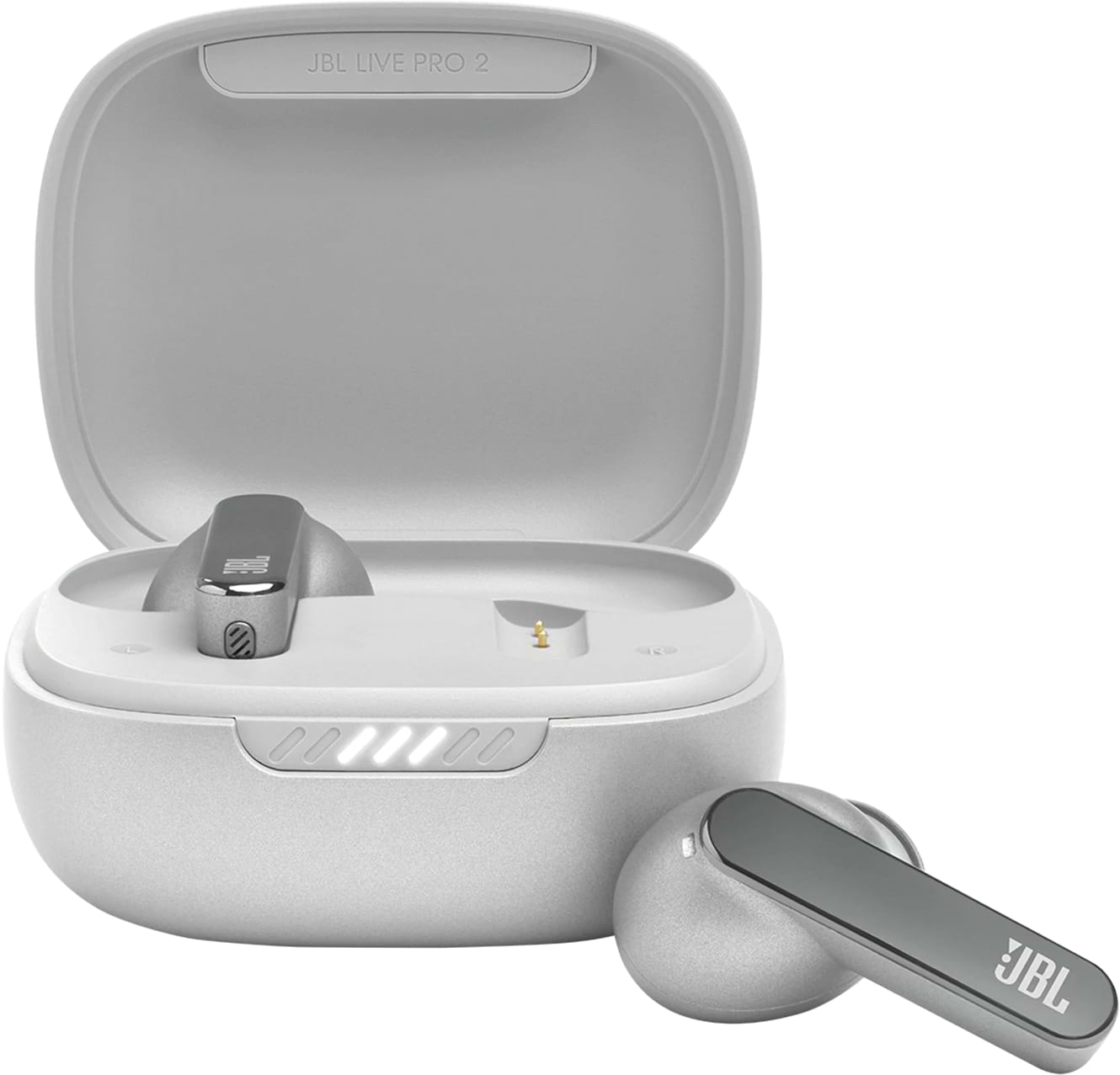 Наушники вкладыши беспроводные TWS JBL Live Pro 2 Silver (JBLLIVEPRO2TWSSIL) - Фото 1