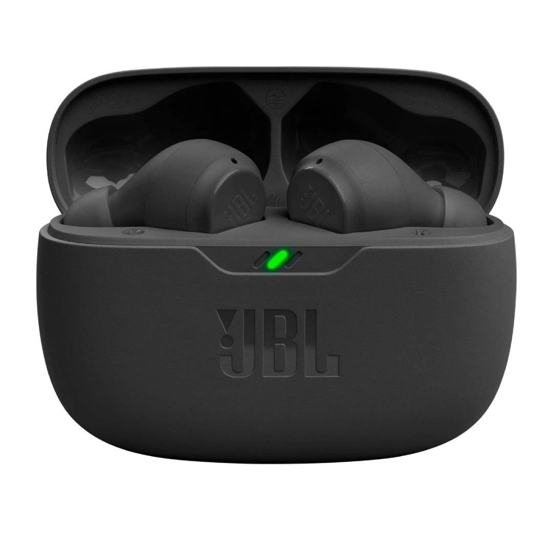 Наушники вкладыши беспроводные TWS JBL Wave Beam Black (JBLWBEAMBLK) - Фото 1