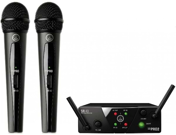Фото - Микрофон вокальный беспроводной AKG WMS40 Mini2 Vocal Set BD US45A/C EU/US/UK Фото - Микрофон вокальный беспроводной AKG WMS40 Mini2 Vocal Set BD US45A/C EU/US/UK
