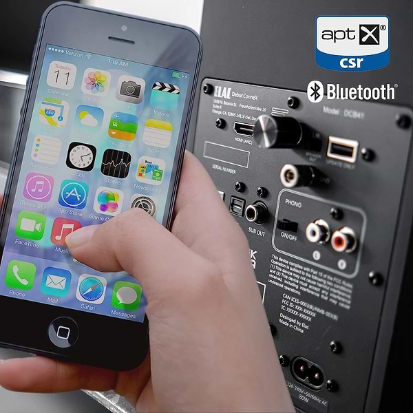 Фото - Комп'ютерна акустика звичайна 2.0 Elac Debut Connex DCB41 Black