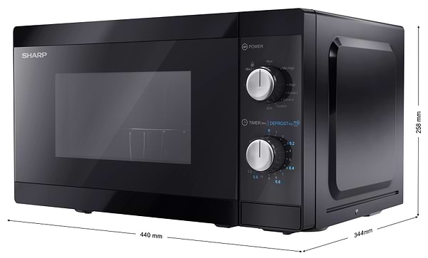 Фото - Микроволновая печь (СВЧ) Sharp YC-MG01E-B