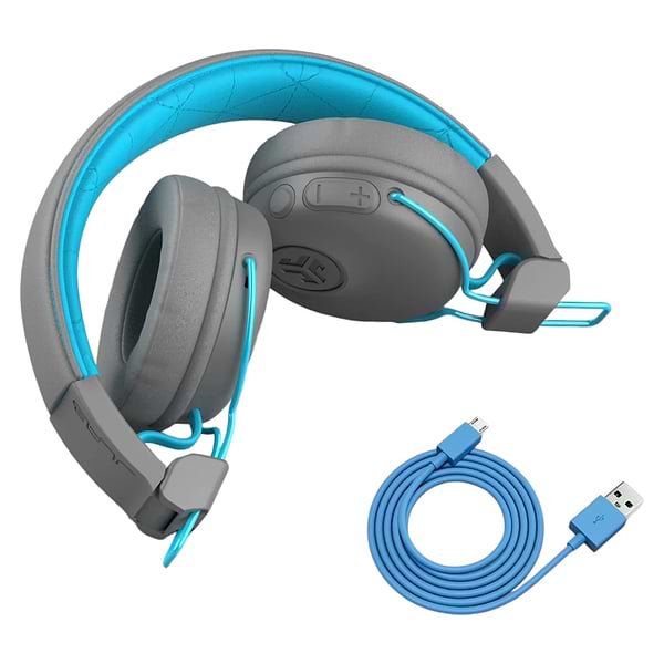 Фото - Наушники накладные беспроводные JLab Studio Graphite/Blue (IEUHBASTUDIORGRYBLU4)