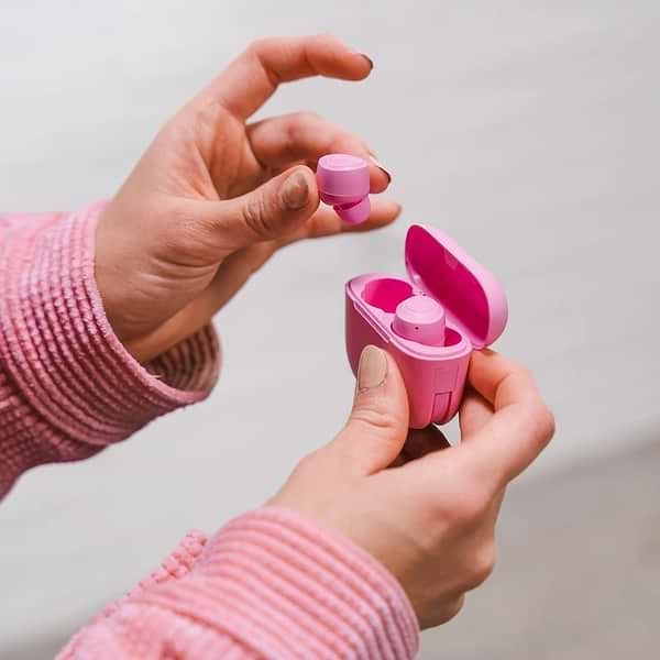Фото - Навушники вкладиші бездротові TWS JLab Go Air Pop True Wireless Earbuds Black Pink (IEUEBGAIRPOPRPNK124)