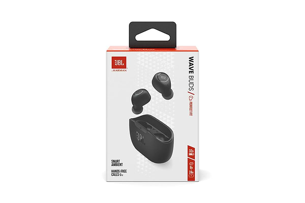 Фото - Навушники вкладиші бездротові TWS JBL Wave Buds Black (JBLWBUDSBLK)