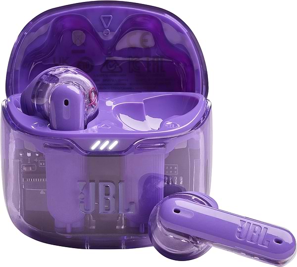 Фото - Навушники вкладиші бездротові TWS JBL Tune Flex Ghost Purple (JBLTFLEXGPUR)
