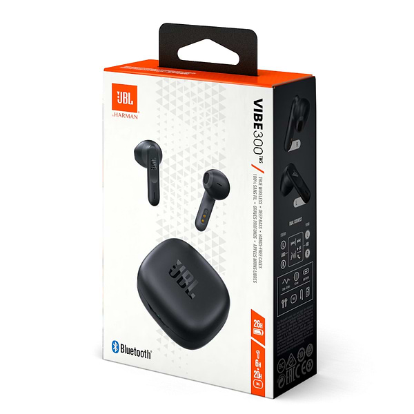 Фото - Навушники вкладиші бездротові TWS JBL Vibe 300 Black (JBLV300TWSBLKEU)