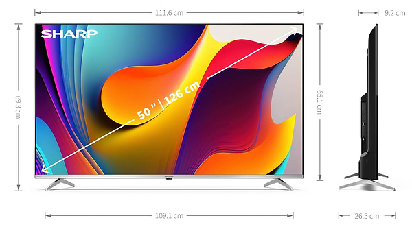 Фото - Телевизор Sharp 4T-C50FP1EL2AB