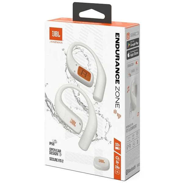 Фото - Наушники вкладыши беспроводные TWS JBL Endurance Zone White (JBLENDUZONEWHT)
