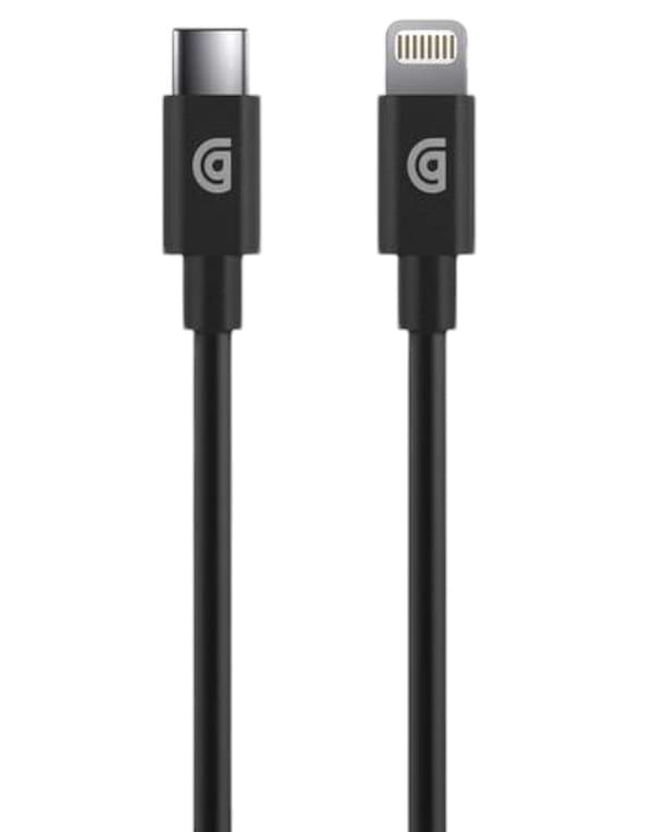 Фото - Кабель синхронизации данных Griffin USB-C to Lightning Cable 1.2 m Black (GP-066-BLK)