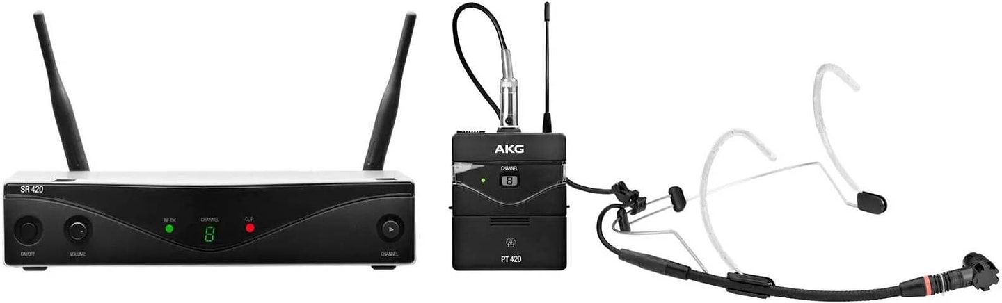 Микрофонная система AKG WMS420 HEADWORN SET Band D (3413H00070)