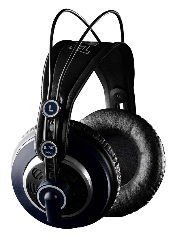 Фото - Навушники повнорозмірні дротові AKG K240 MKII Black (2058X00190) Фото - Навушники повнорозмірні дротові AKG K240 MKII Black (2058X00190)