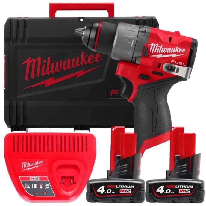 Дриль-шуруповерт Milwaukee M12 FDD2-402X, 45Нм (4933479874)