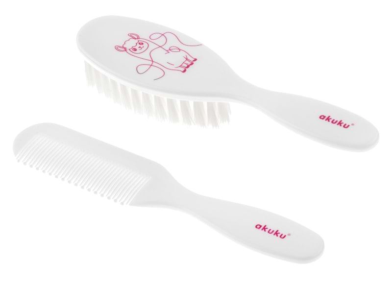 Набор расчесок для детских волос Akuku Лама (A0083)