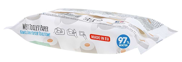 Фото - Влажная туалетная бумага Akuku A0030