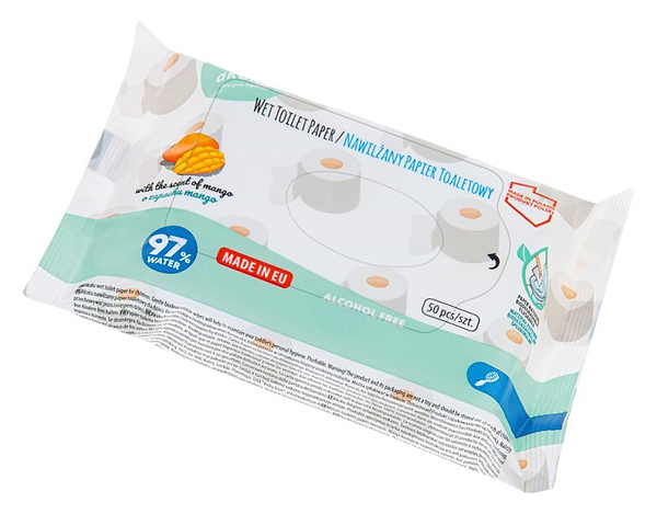 Фото - Влажная туалетная бумага Akuku A0030