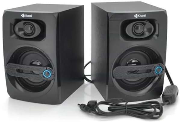 Комп'ютерна акустика звичайна 2.0 Kisonli T-010/23415 Black