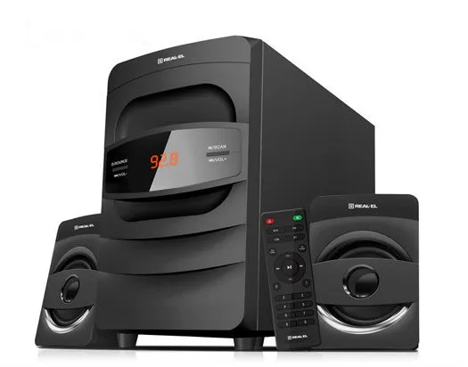 Фото - Комп'ютерна акустика 2.1 REAL-EL M-390 Black
