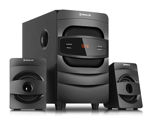 Фото - Комп'ютерна акустика 2.1 REAL-EL M-390 Black