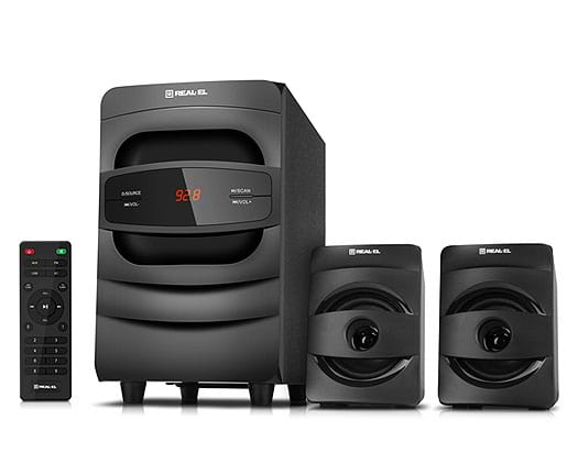 Фото - Комп'ютерна акустика 2.1 REAL-EL M-390 Black