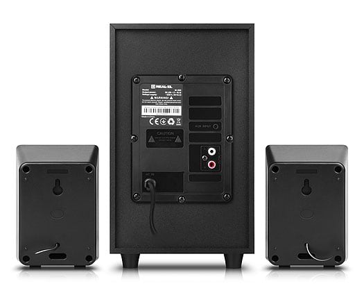 Фото - Комп'ютерна акустика 2.1 REAL-EL M-390 Black