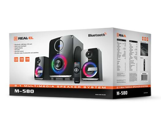 Фото - Комп'ютерна акустика 2.1 REAL-EL M-580