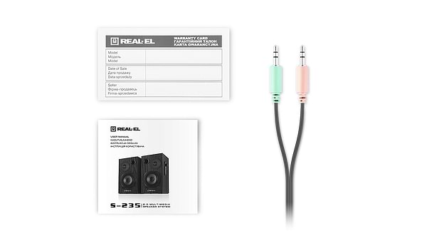 Фото - Компьютерная акустика обычная 2.0 REAL-EL S-235