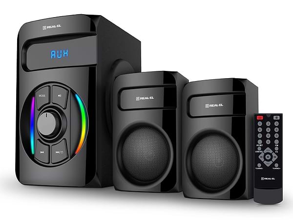 Фото - Комп'ютерна акустика 2.1 REAL-EL M-375 Black