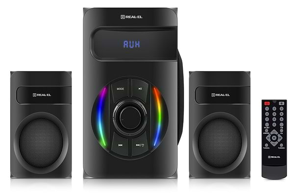 Фото - Комп'ютерна акустика 2.1 REAL-EL M-375 Black