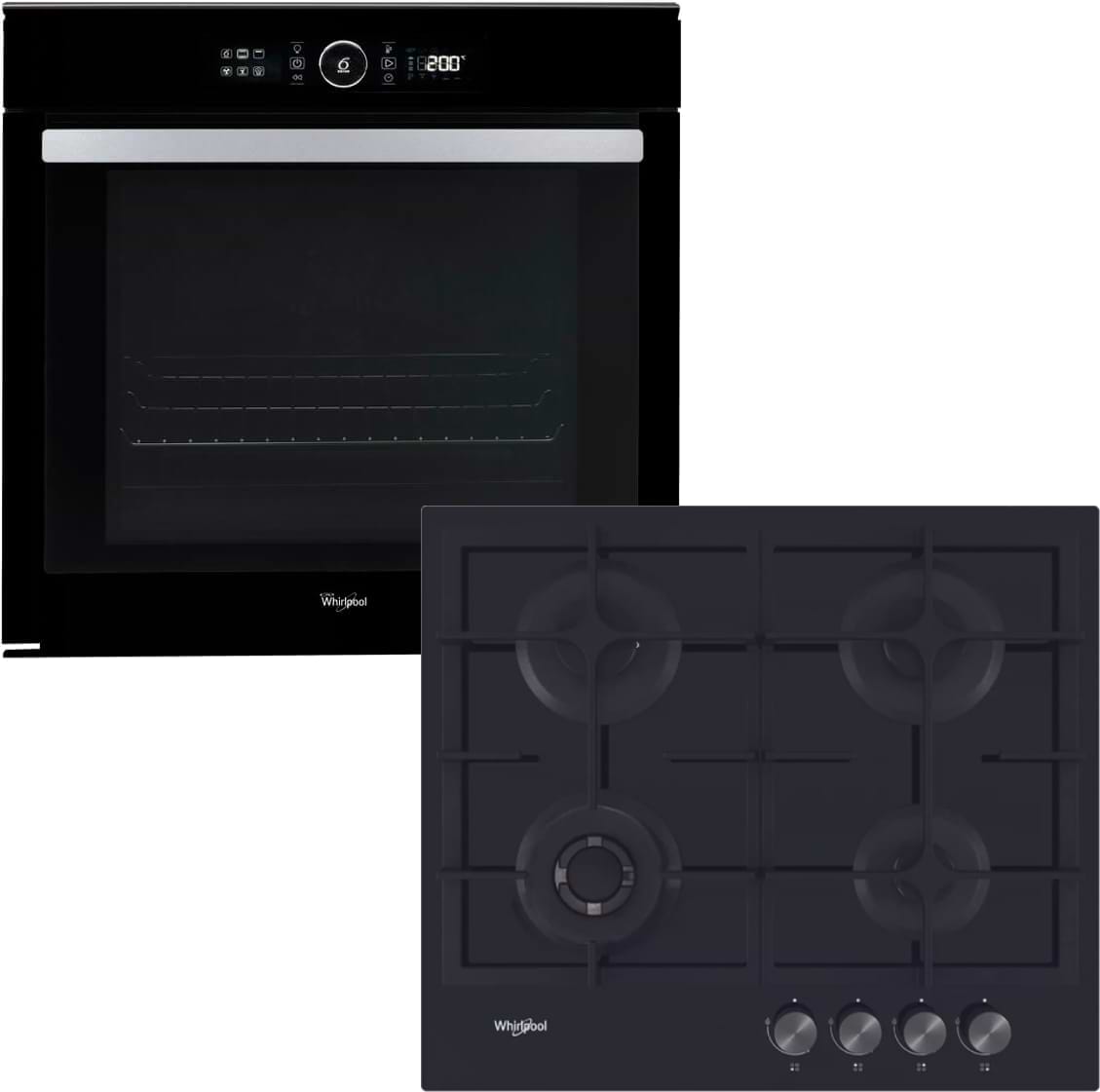 Комплект техники Whirlpool Духовой шкаф + Варочная панель Whirlpool AKZM8420NB + GOA 6425/NB1 - Фото 1
