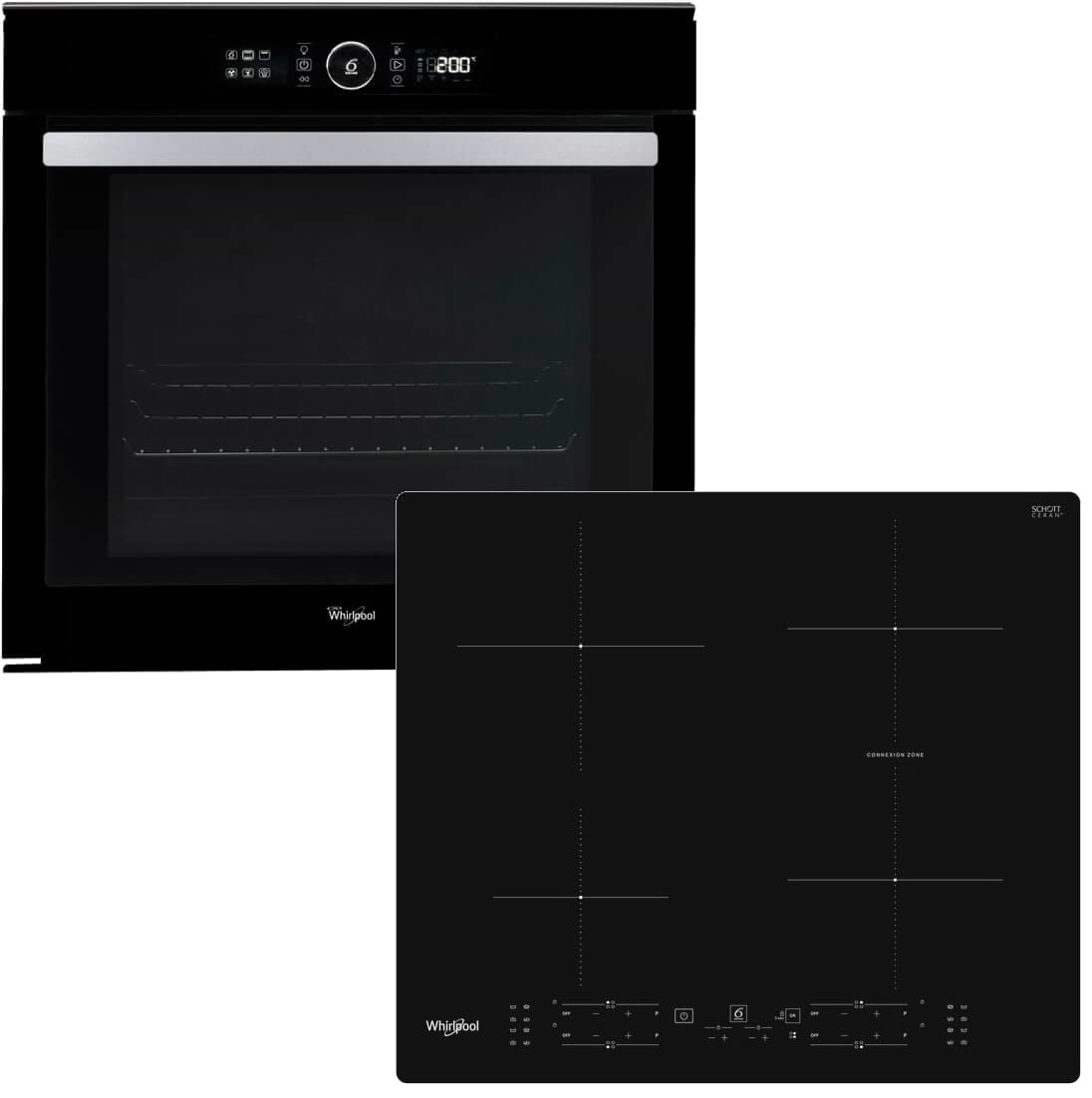 Комплект техники Whirlpool Духовой шкаф + Варочная панель Whirlpool AKZM8420NB + WB B8360 NE - Фото 1