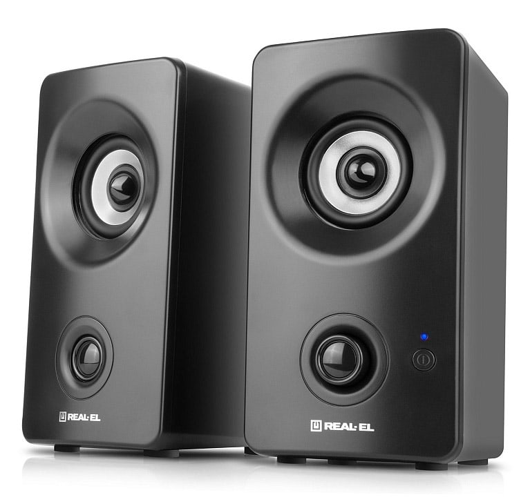 Комп'ютерна акустика звичайна 2.0 REAL-EL S-405 Black