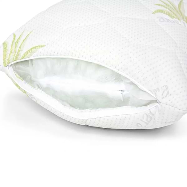 Фото - Подушка стандартная MirSon №802 Dorotea EcoSilk Hand made 40х60 см (2200003196948)