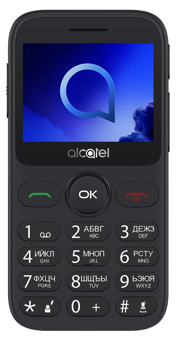 Фото - Мобильный телефон Alcatel 2019G Single Sim Black/Metallic Gray Фото - Мобильный телефон Alcatel 2019G Single Sim Black/Metallic Gray