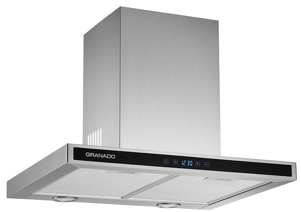 Фото - Витяжка декоративна GRANADO Alcoba 1614-1200 Inox Black Glass