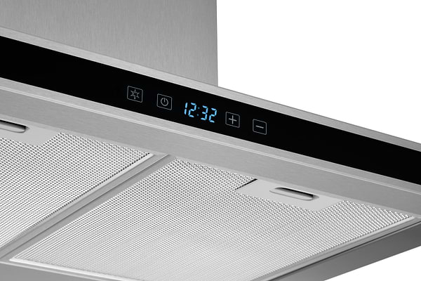 Фото - Витяжка декоративна GRANADO Alcoba 1614-1200 Inox Black Glass