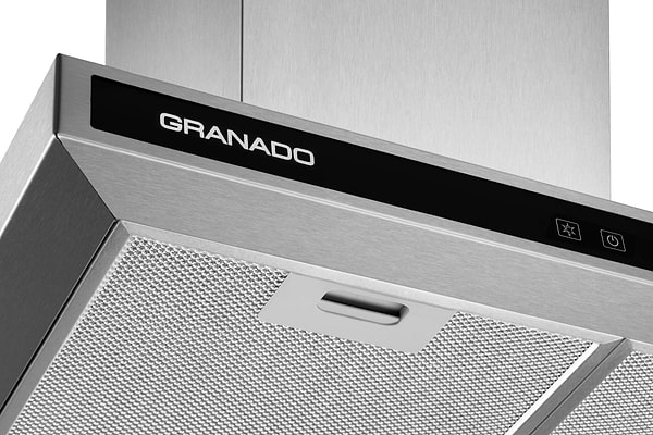 Фото - Витяжка декоративна GRANADO Alcoba 1614-1200 Inox Black Glass
