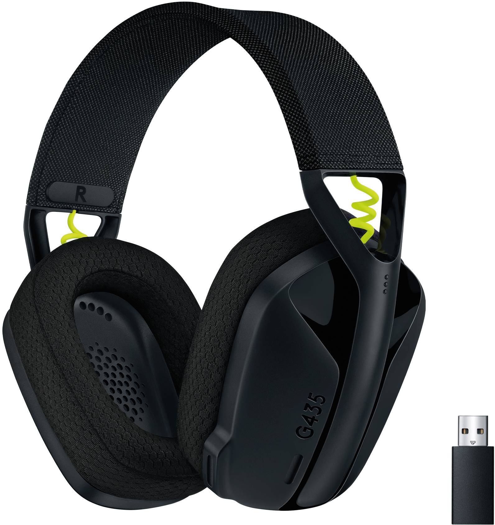 Гарнитура беспроводная игровая Logitech G435 Black (981-001050) - Фото 1