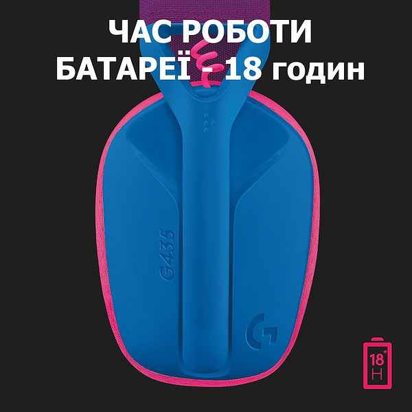 Фото - Гарнітура бездротова ігрова Logitech G435 Blue (981-001062)