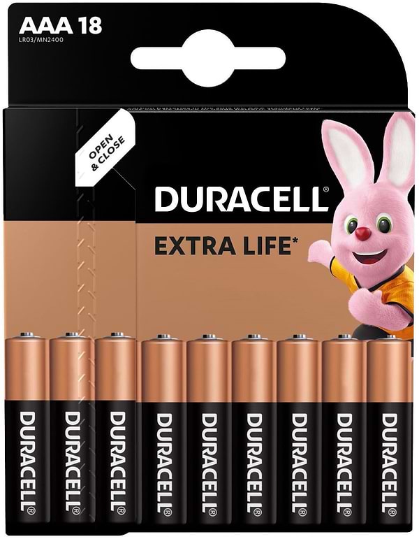 Фото - Комплект техники Duracell Элемент питания+ Элемент питания Duracell MN1500 (LR06) 1х18 шт. (5002770) + MN2400 (LR03) 18 шт. (5002779)