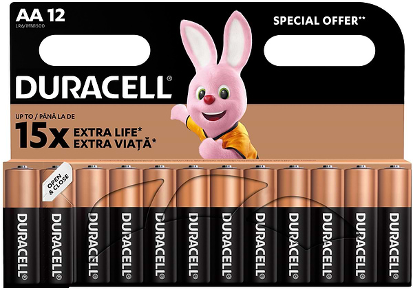 Фото - Батарейка тип AA Duracell MN1500 (LR06) 1х12 шт. (81545412)