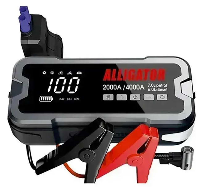 Пускозарядное устройство ALLIGATOR 24000mAh 2000A/4000A (JS850)