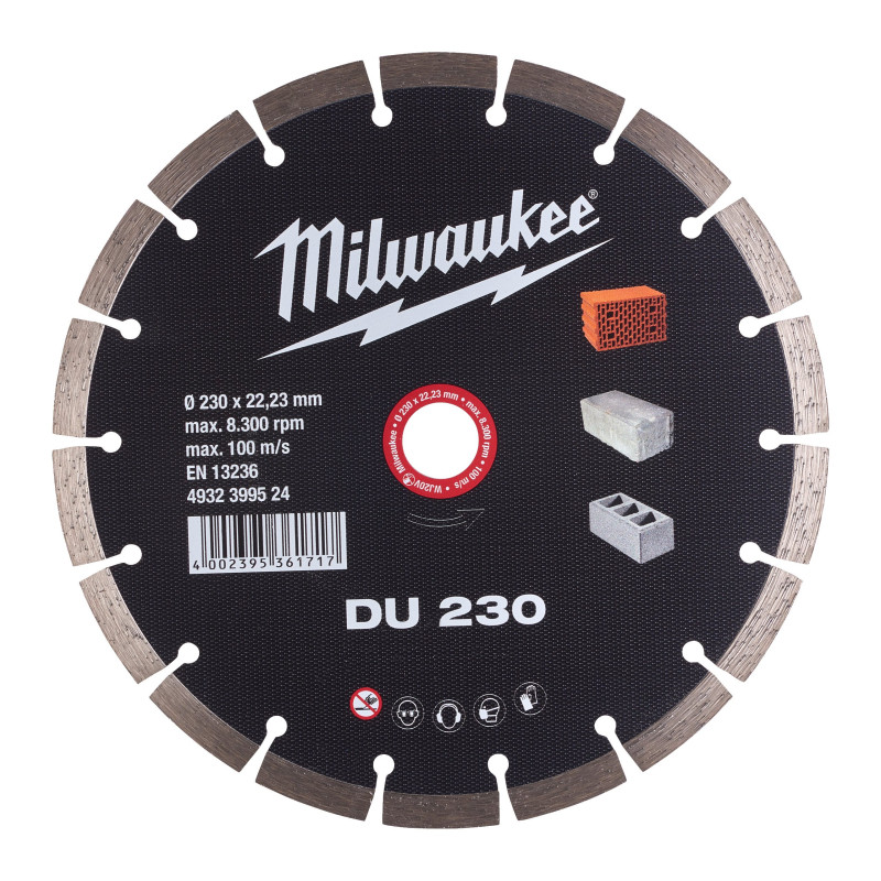 Диск алмазный Milwaukee DU 230 230 мм (4932399524)