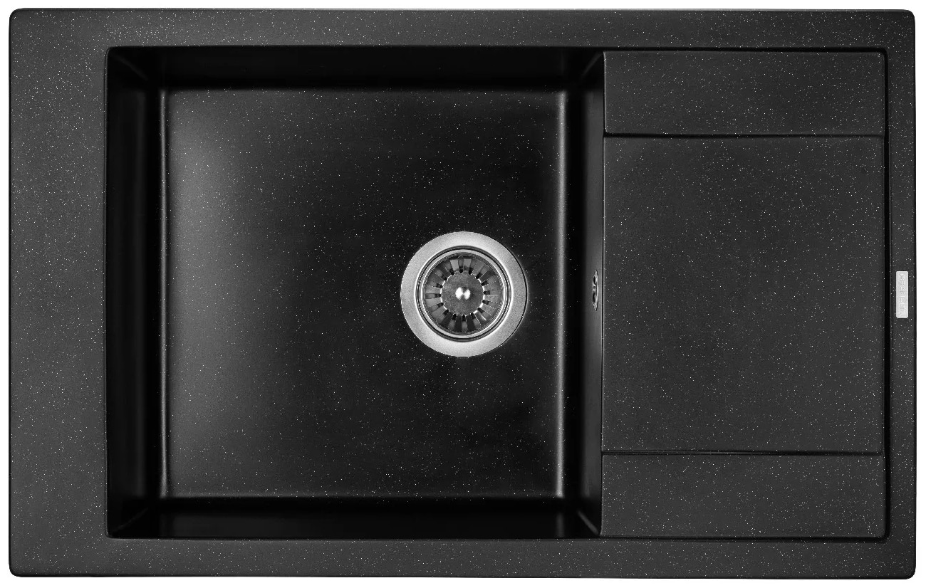 Мойка кухонная GRANADO Almeria Black Shine - Фото 1