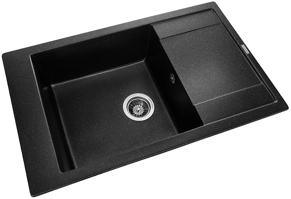 Фото - Мойка кухонная GRANADO Almeria Black Shine