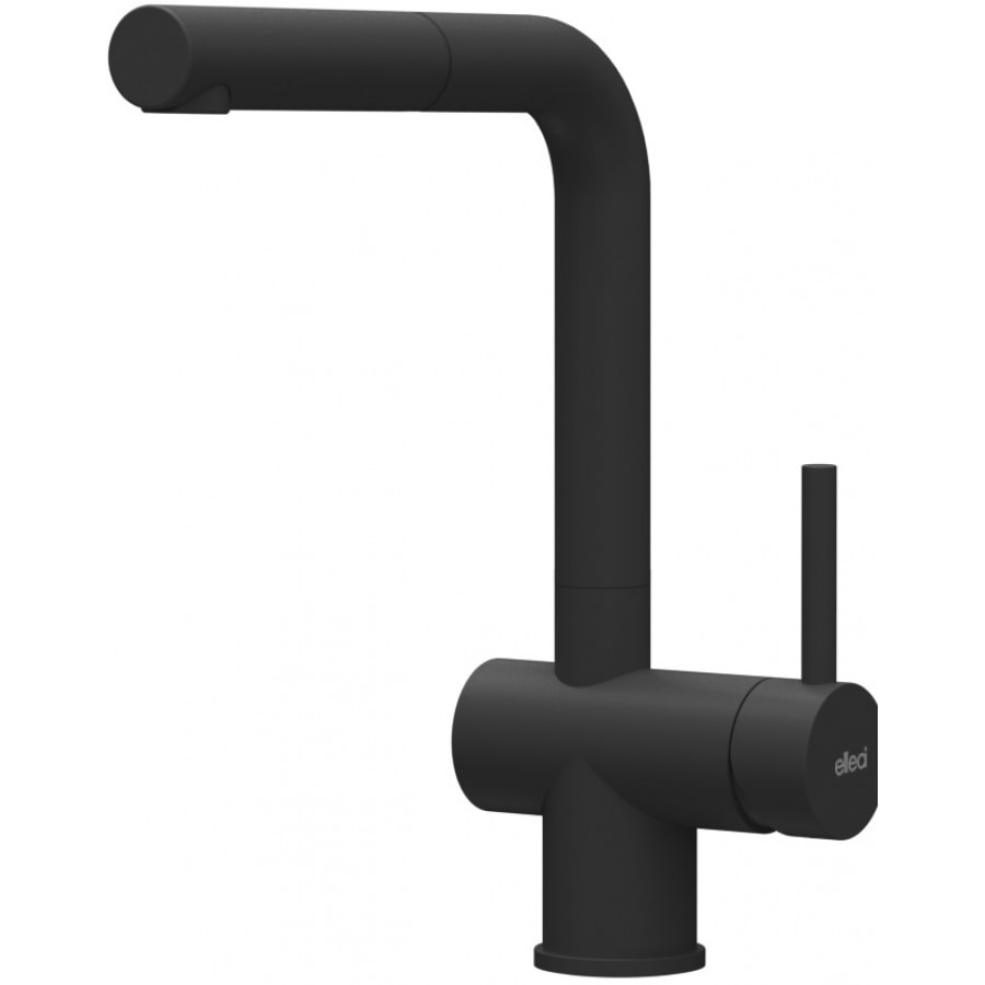 Смеситель кухонный Elleci ALUNA PLUS FULL BLACK 40 - Фото 1