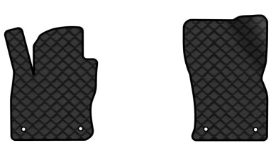 Килимки з екошкіри в салон авто передні EVAtech ECO для Tiguan Allspace 7 seats Volkswagen 2016-2020 1 покоління SUV USA VW1727AM2AV4BBLB