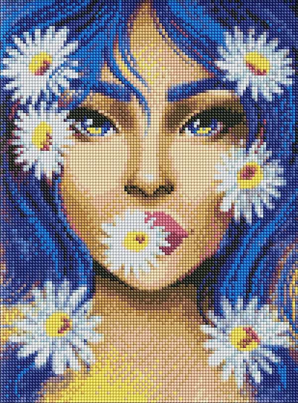 Фото - Алмазний живопис Ideyka Ромашковий настрій 30х40 см (AMO7409)