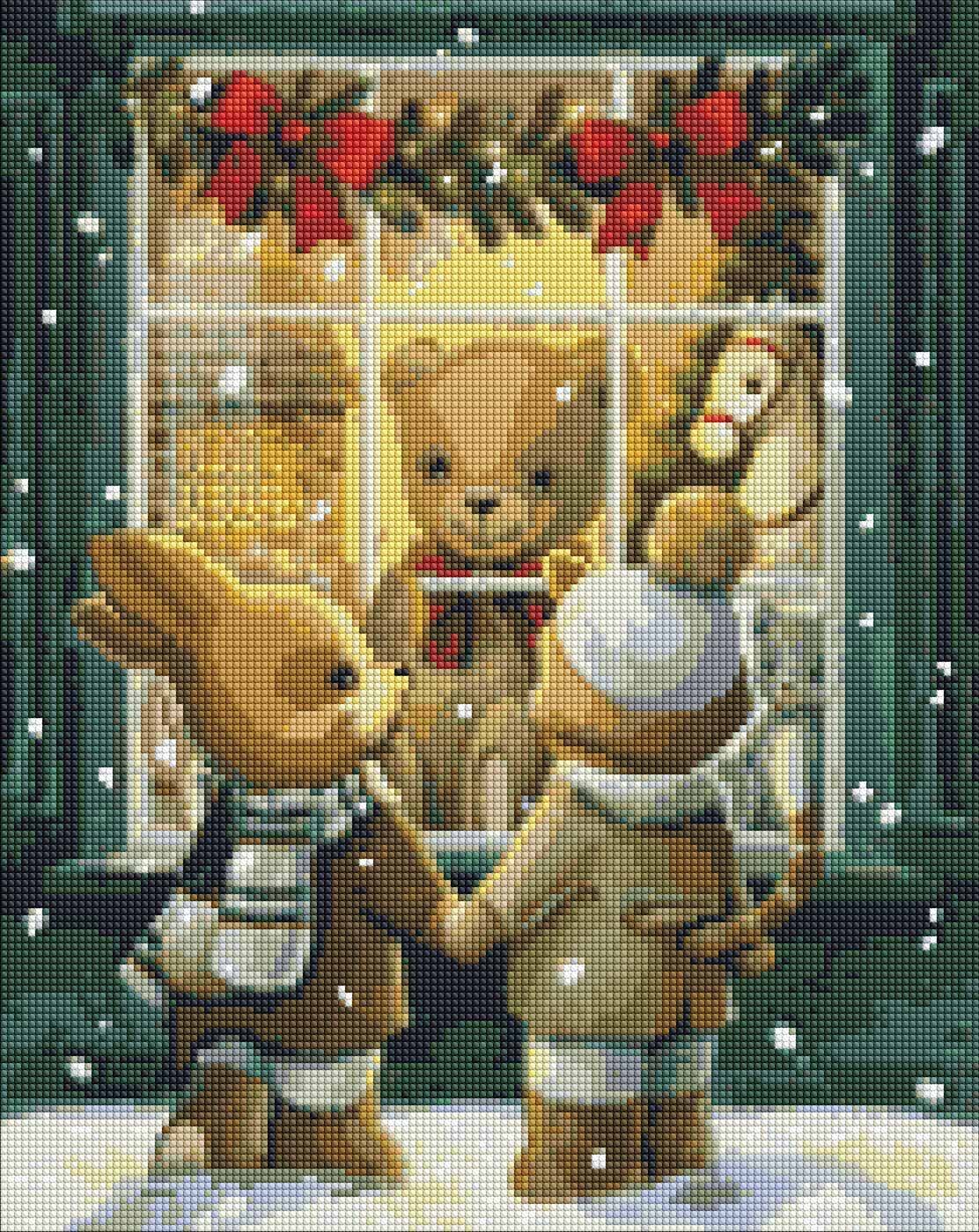 Алмазная живопись Ideyka Магазин игрушек 40х50 см (AMO7768)