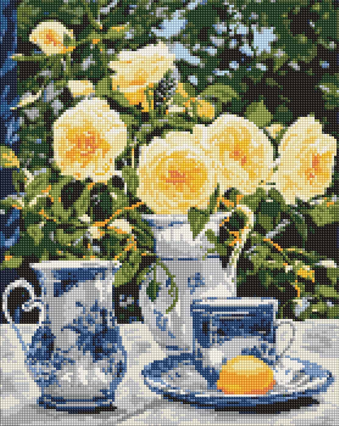 Алмазная живопись Ideyka Элегантное чаепитие 40х50 см (AMO7982)